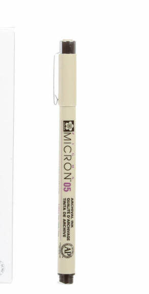 Pigma Micron Pen Black .45mm Size 05