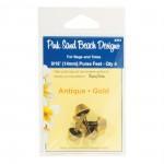 BAG - Pink Sand Designs - Bag Feet Antique Gold 9/16"