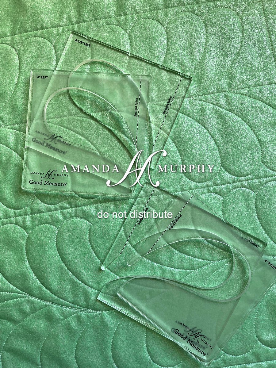 High Shank Ruler - Amanda Murphy - Good Measure - Every Feather Plume 3 Longarm set 4