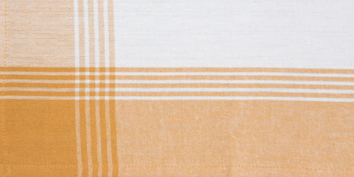 Tea Towel - Stripe - Pumpkin on Teadye