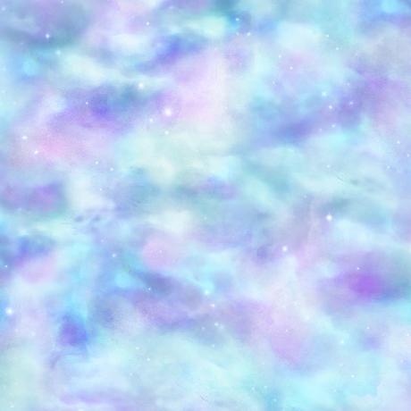 Quilting Treasures - Dazzling Dolphins - Light Blue Clouds