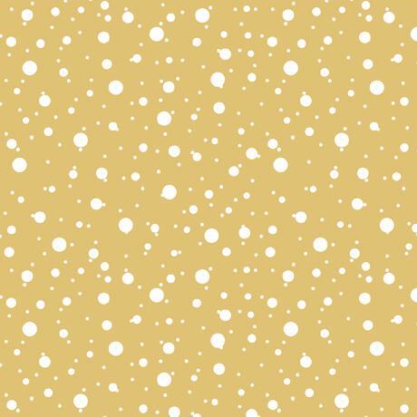 Quilting Treasures - Desiree's Designs - Steampunk Christmas - Gold Dots