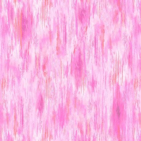 Quilting Treasures - Floral Fascination - Pink Warpy Blender