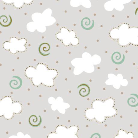 Quilting Treasures - Cute & Cuddly - White Clouds