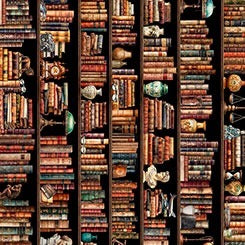 Quilting Treasures - Book Club - Bookshelf Border Stripe