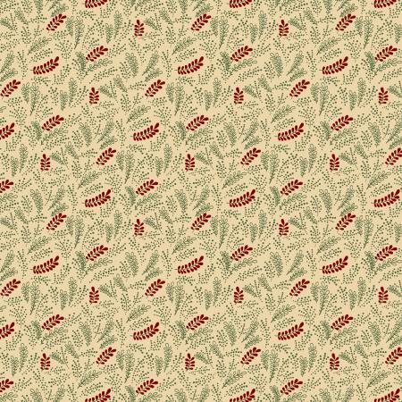 Marcus Brothers - Pineberry - Holiday Greenery - Cream