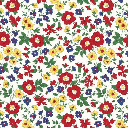 Marcus Fabrics - Judie Rothermel - Aunt Grace Goes Bold - Multi Flower Garden