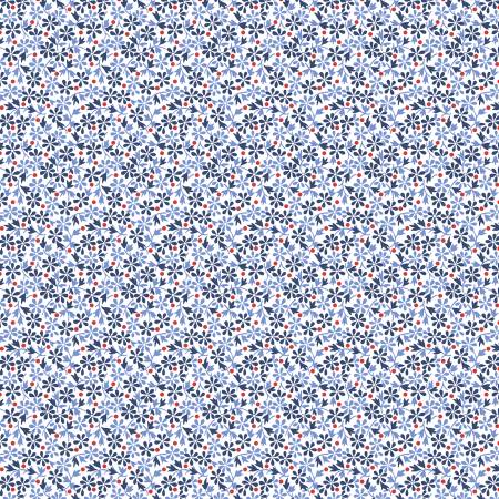 Marcus Fabrics - Judie Rothermel - Aunt Grace Goes Bold - Sky Daisy