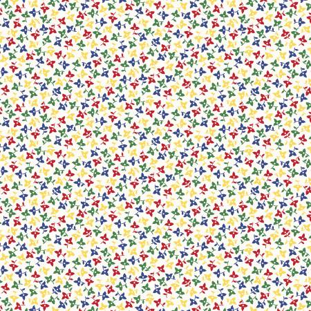 Marcus Fabrics - Judie Rothermel - Aunt Grace Goes Bold - Multi Triple Leaves