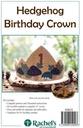 Kit - Rachel of Greenfield - Hedgehog Birthday Crown