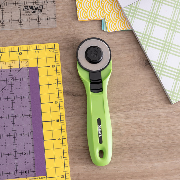 Rotary Cutter - Olfa - Splash 45 Quick Change - Green