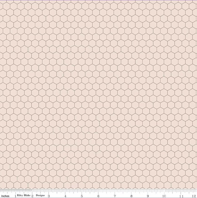 Riley Blake - Lori Holt - Farmer's Daughter - Chicken Wire Background Rustic