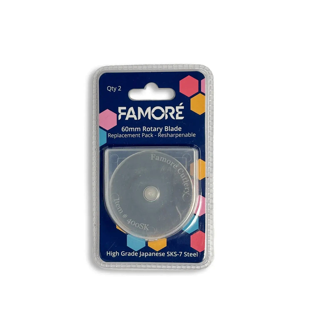 Rotary Blade - 60mm Rotary Blade Replacement Pack - 2pc
