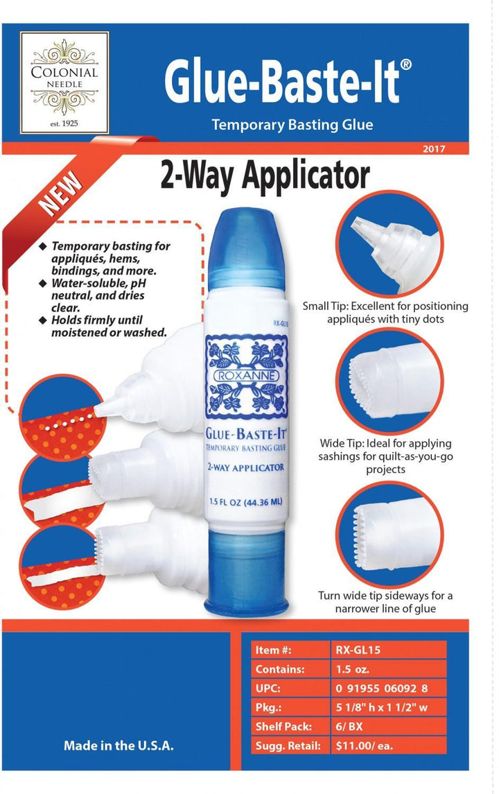 Roxanne Glue Baste It 1.5oz EZ-Squeezie Bottle