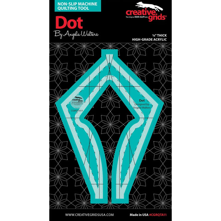 Ruler - Creative Grids - Machine Quilting Tool Dot