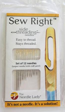 Hand Needle - The Needle Lady's Side Threading Needles 12pc