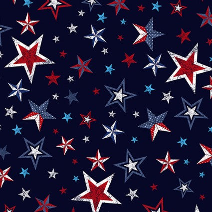 Shannon Cuddle - Print Liberty Stars 58-60"