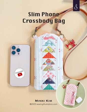 Pattern - Minki Kim - Slim Phone Crossbody Bag