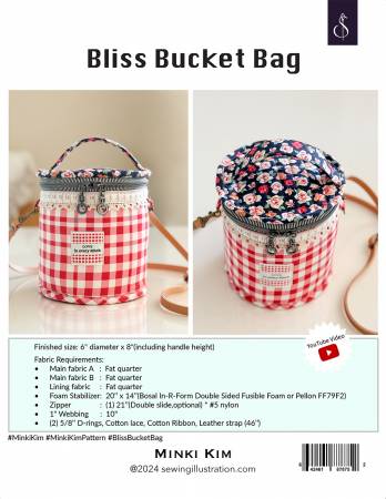 Pattern - Minki Kim - Bliss Bucket Bag