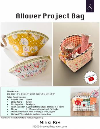 Pattern - Minki Kim - Allover Project Bag
