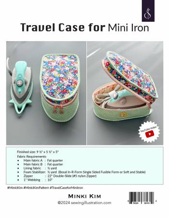 Pattern - Minki Kim - Travel Case for Mini Iron