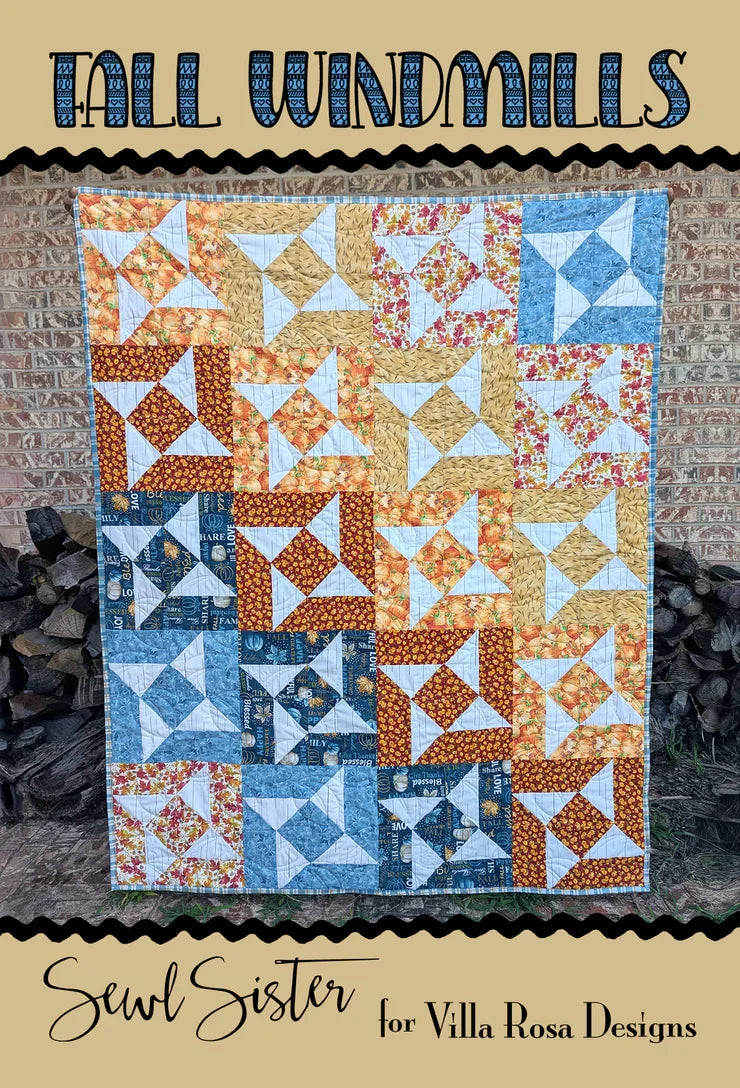 Pattern - Villa Rosa Designs - Fall Windmills