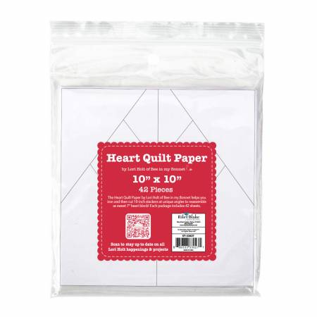 Lori Holt - 10in Heart Quilt Paper