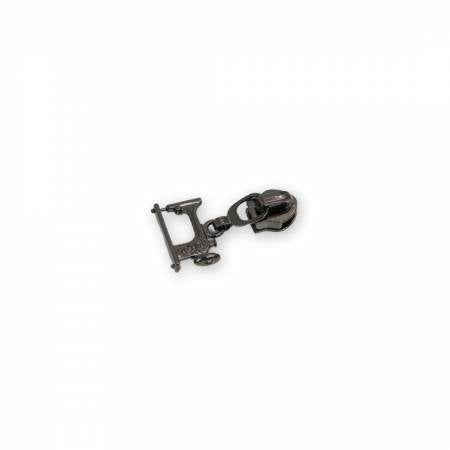 Zipper Pull - Sewing Machine Gunmetal