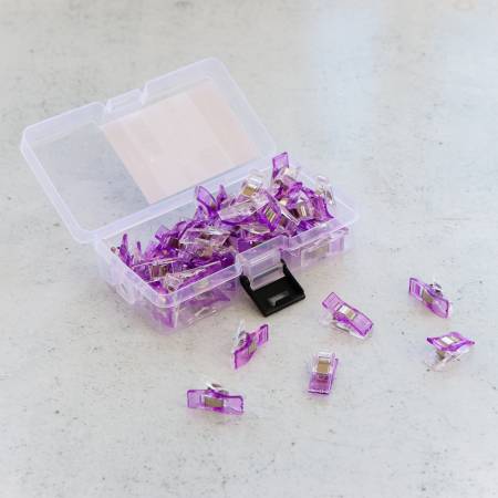 Clips - Sallie Tomato - Purple 50pk