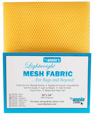 Mesh - Lite Weight Fabric - Dandelion 18"x 54"