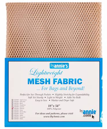 Mesh - Lite Weight Fabric - Natural 18"x54"