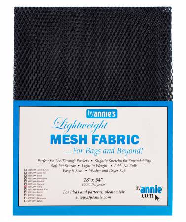 Mesh - Lite Weight Fabric - Navy 18"x54"