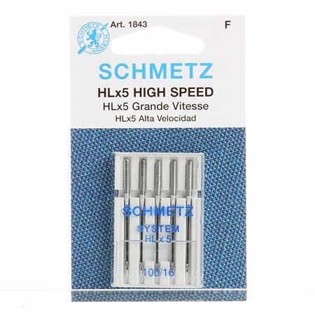 Machine Needles - Schmetz - HLX5 Size 16/100
