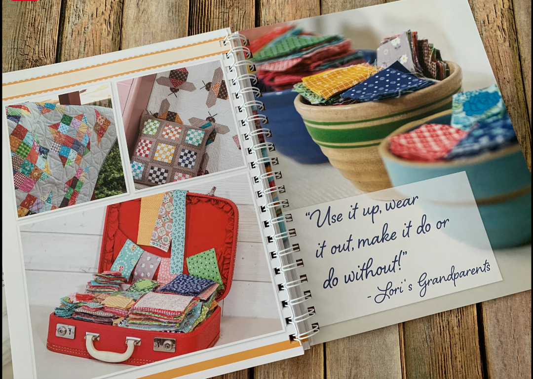 Book - Lori Holt - Bee In My Bonnet -  Its Sew Emma - Scrappiness Is Happiness