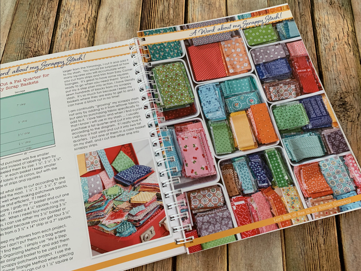 Book - Lori Holt - Bee In My Bonnet -  Its Sew Emma - Scrappiness Is Happiness