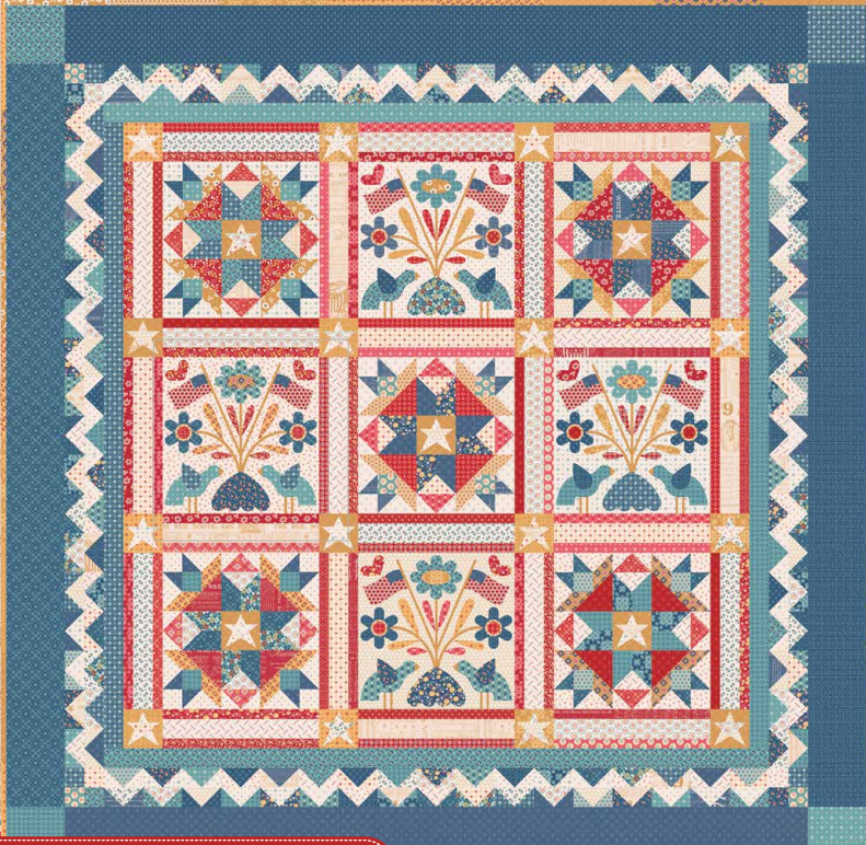 Membership Fee - Fabric of The Month - Sweet Land 88"x88"