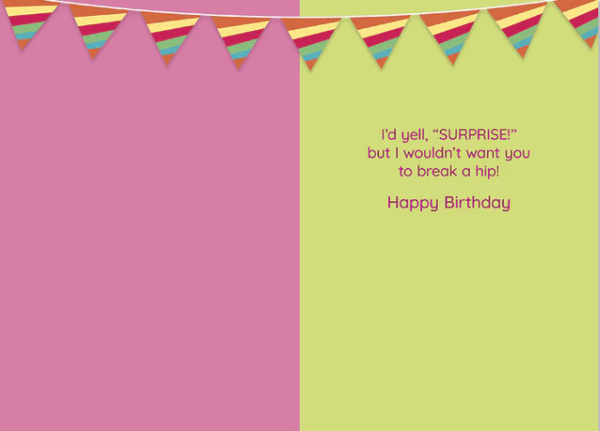 Greeting Card - Birthday - Getting Older can be tricky ...