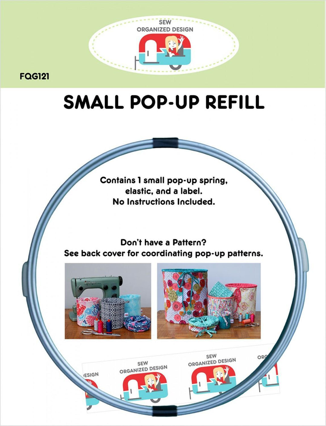 Bag - Small Fat Quarter Pop-Up REFILL
