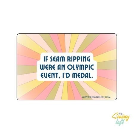 Sticker - Seam Ripper Olympics