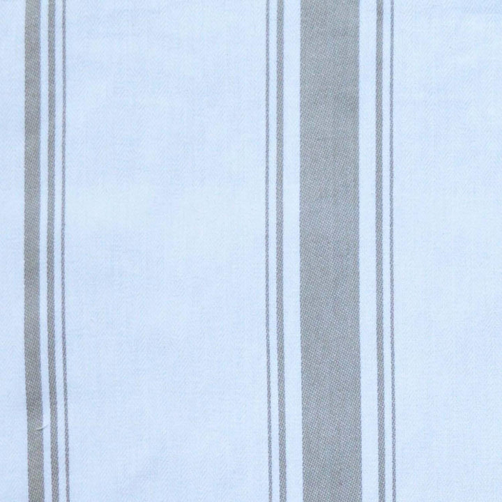 Tea Towel - Stipe - Taupe on white