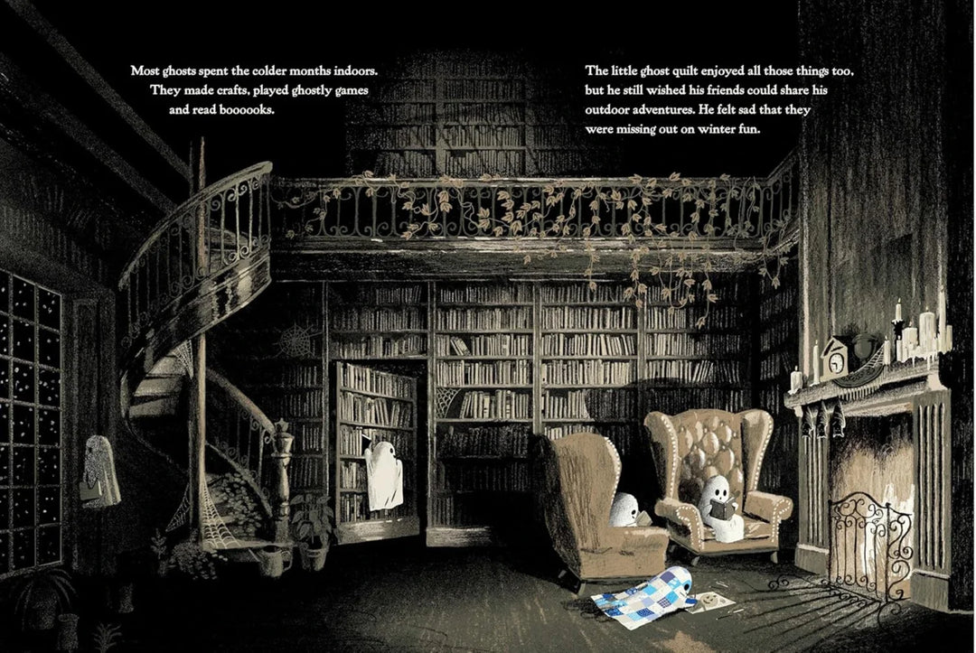 Book - The Little Ghost Quilt's Winter Surprise HARDBACK