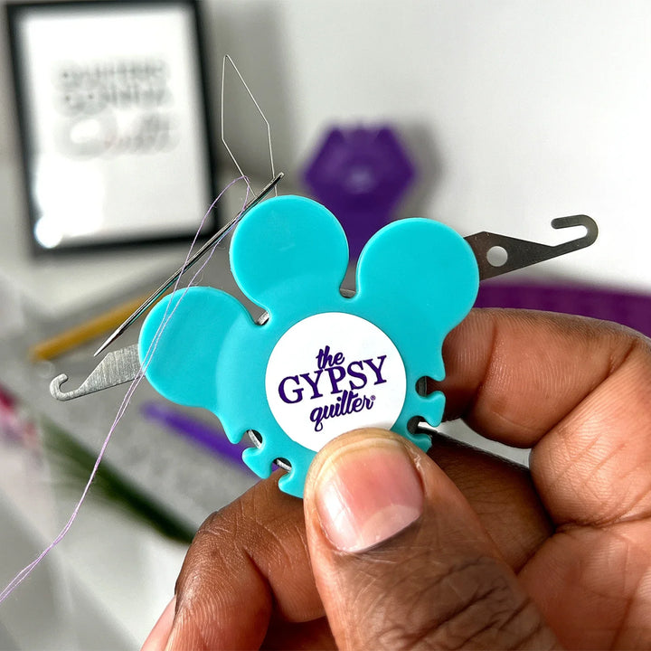 Needle Threader - The Gypsy Quilter 3 In 1 Needle Threader with Cutter