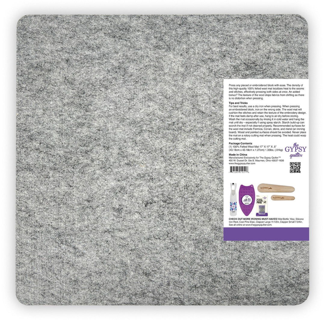Wool Pressing Mat 17" x 17"