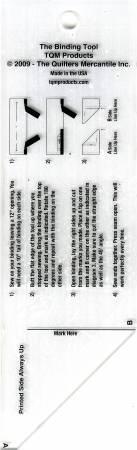Ruler - TQM Products - The Binding Tool Template Ruler