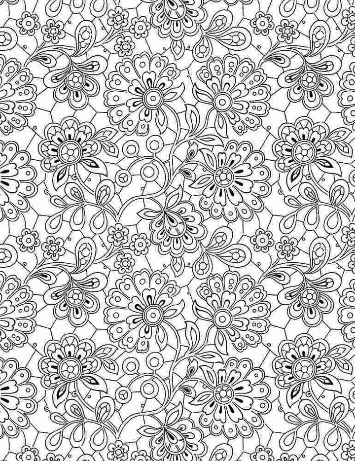 Timeless Treasures - Ink - Paisley Doodles - White
