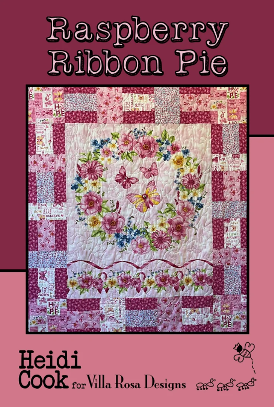 Villa Rosa Designs - Raspberry Ribbon Pie