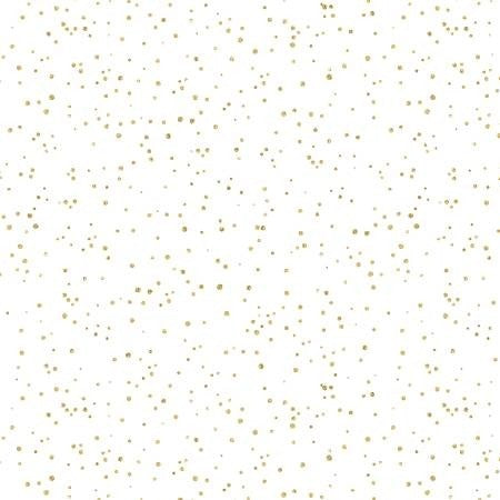 Wilmington - Peony Blossoms - Glitter Dots White