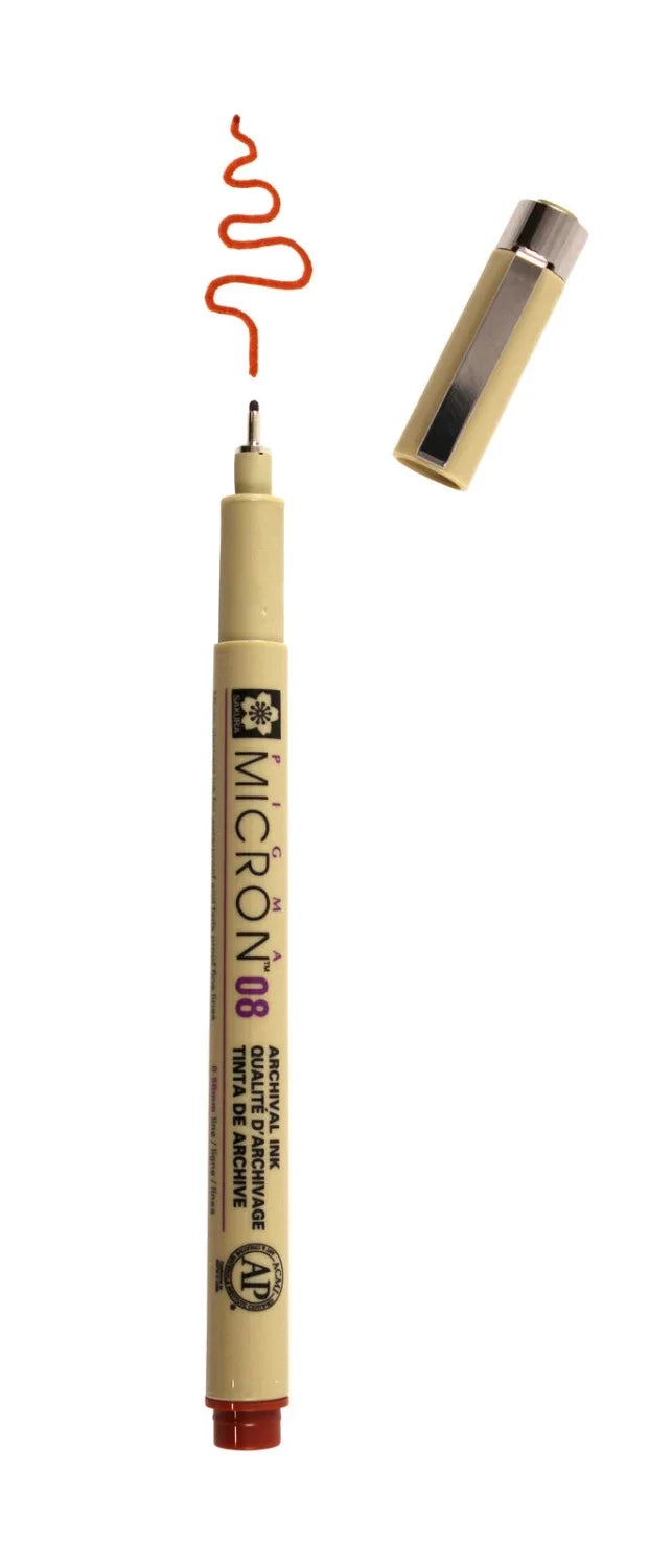 Pen - Sakura Pigma Micron 08 Pen Brown