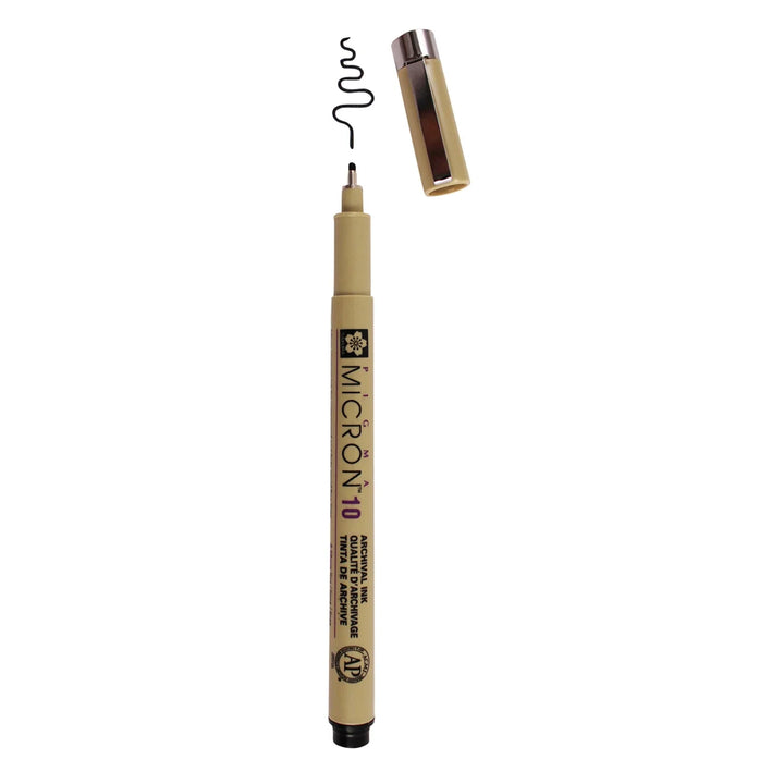 Pigma Micron 10 Pen 0.6mm Black