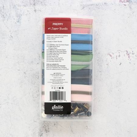 Zipper Bundle - Sallie Tomato - Preppy
